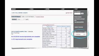 Course Planning in Degree Navigator