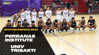 Perbanas vs Trisakti Highlights | Final Invitasi Bola Basket Dispora 2024