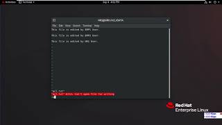 5  Controlling Access To Files With ACL Commands in RHEL 8