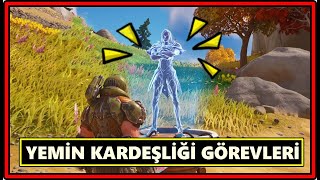 YEMİN KARDEŞLİĞİ GÖREVLERİ / FORTNİTE 4.BÖLÜM 1.SEZON