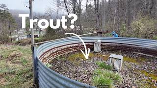 Restoring an Abandoned 1970s Trout Hatchery | Day 1