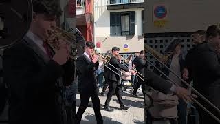 Llega en pasacalles la Banda Sinfónica de la Trinidad de Málaga