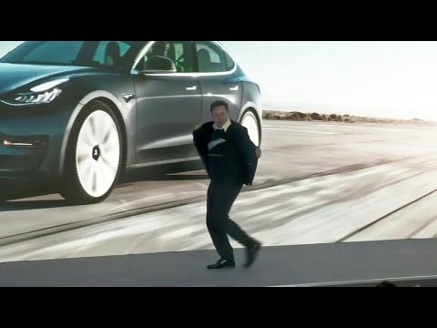 Business Report Elon Musks Dance At Tesla Event Goes Viral