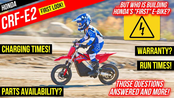 NEW Electric Honda CRF-E2 Motorcycle Released! Their first E Dirt Bike = Best Pit Bike too?