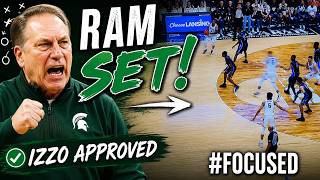 #FOCUSED: Tom Izzo Loves this action! (32 Ram Empty Pop)