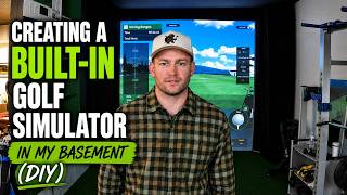 Creating a Built-In Golf Simulator in My Basement (DIY)