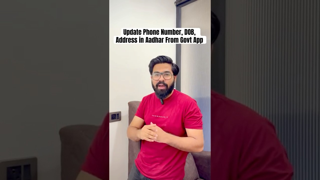 Aadhar Card Update. DOB, Name, Address Update in Aadhar from App. Govt launch app. No long Queues.