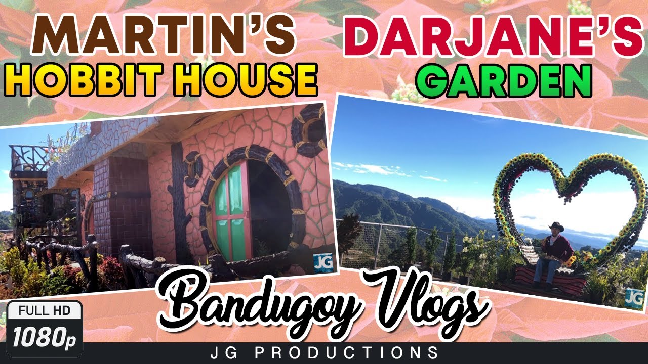 Martin's Hobbit House and DarJane's Garden - La Trinidad Tourist Attraction | Bandugoy Vlogs 1080p