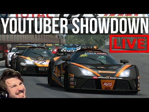 SIM RACING YOUTUBER SHOWDOWN! | RaceRoom GT4 Preview - SIM RACING YOUTUBER SHOWDOWN! | RaceRoom GT4 Preview