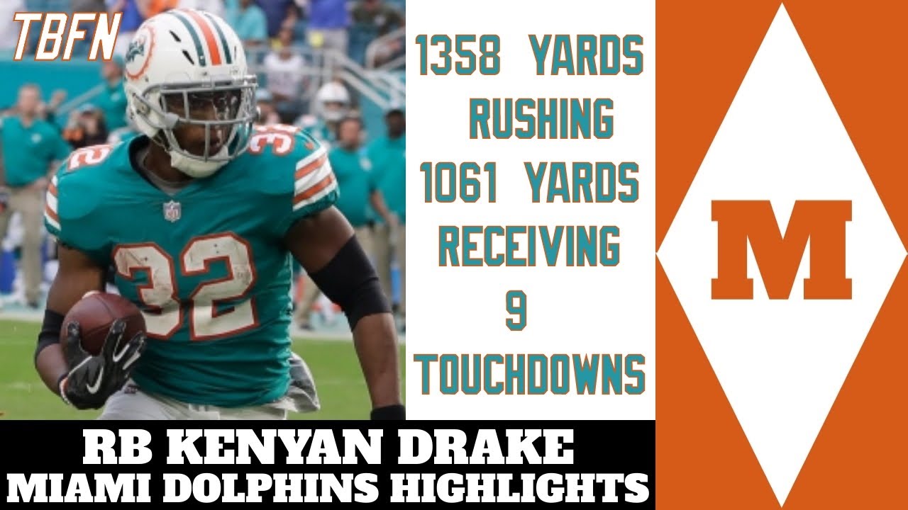 RB Kenyan Drake's Miami Dolphins Highlights!!!