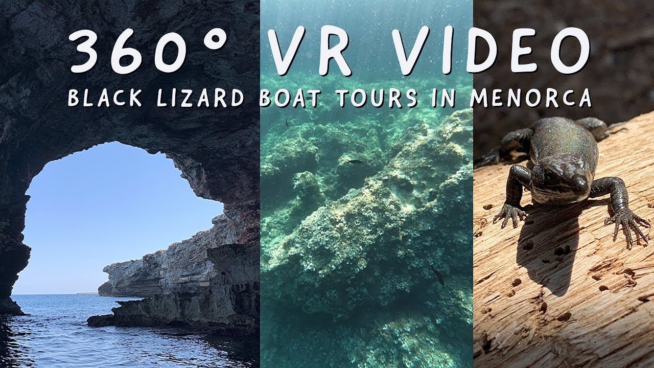 360° VR VIDEO Black Lizard boat tours in Menorca