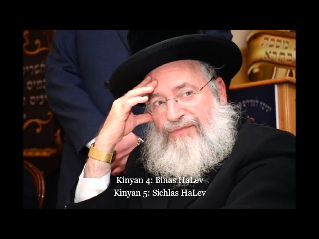 Kinyan 4-5: Binas HaLev & Sichlas HaLev
