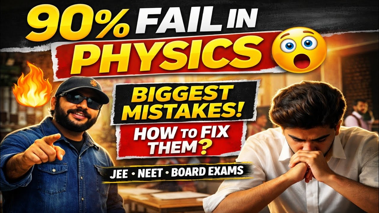 Why 90% Student Failed In Physics 😱