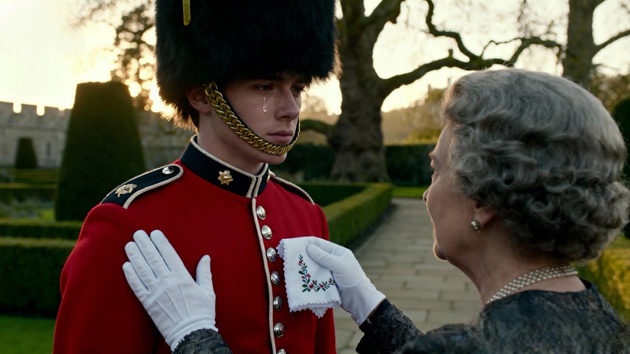 A Royal Guard Wore His Chinstrap 