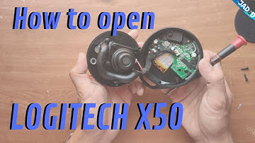 How to open Logitech X50 Bluetooth speaker