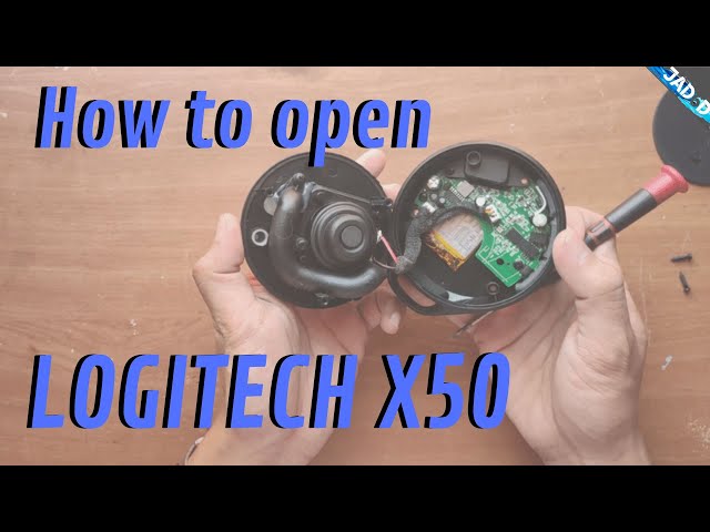 How to open Logitech X50 Bluetooth speaker