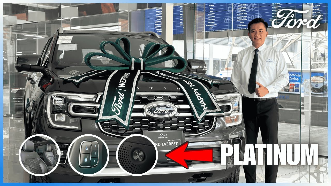 Chi tiết Ford Everest Platinum 2025 bản cao cấp nhất| Giá bán 1.545.000.000