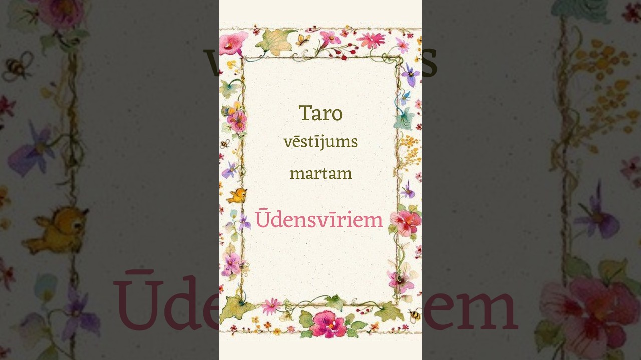 Taro prognoze Ūdensvīriem martam