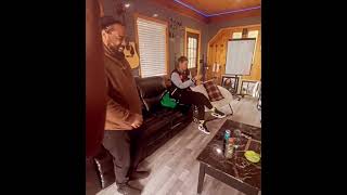 Stonebwoy Spotted Hanging Out With American Singer Jordin Sparks In A Studio