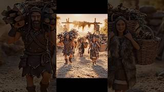 The Good Ol' Days of Stone Age | Surreal AI Film | A Peaceful Tribe