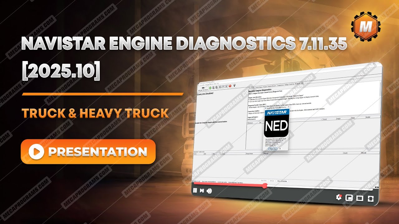 Testing New NAVISTAR ENGINE DIAGNOSTICS 7.11.35 [2025.10] - YouTube