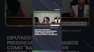 Deputy denounces presence of government officials acting as 'cheerleaders' during minister's inte...