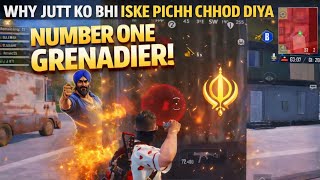 NUMBER ONE GRENADIER 💣 | WHY JUTT KO BHI PICHE CHHOD DIYA 😱 | PUBG MOBILE PRO