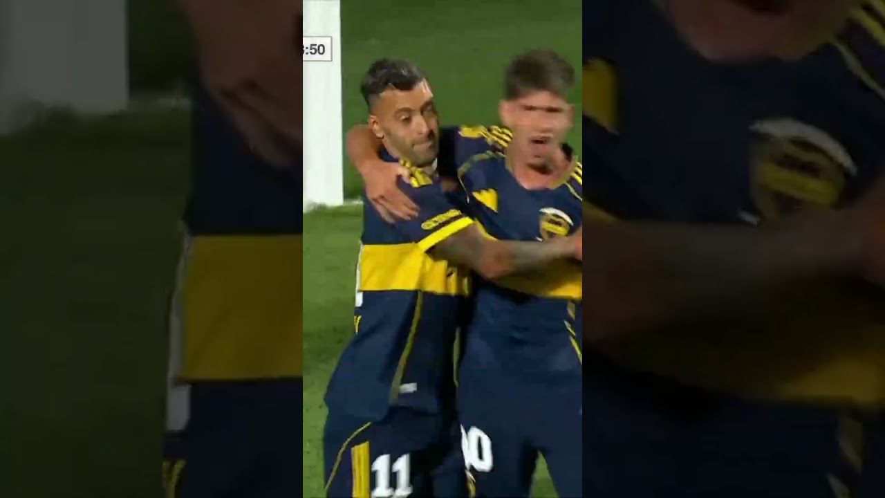 EL GOL DE BELMONTE PARA EL 2-1 BOCA VS OLIMPIA 