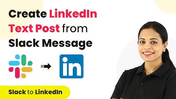 How to Create a LinkedIn Text Post from New Slack Message - Slack LinkedIn Integration
