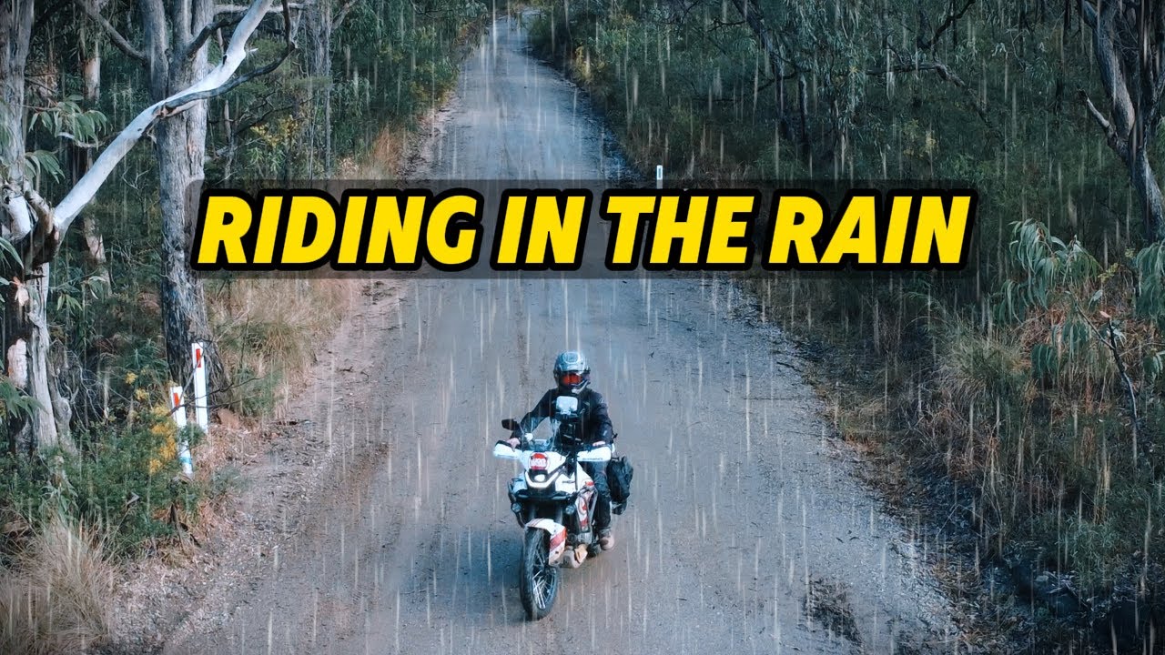 Fear Rain Ride How to Outrun a Storm | 450MT Dirt Riding in the Rain Wisemans Ferry to ...