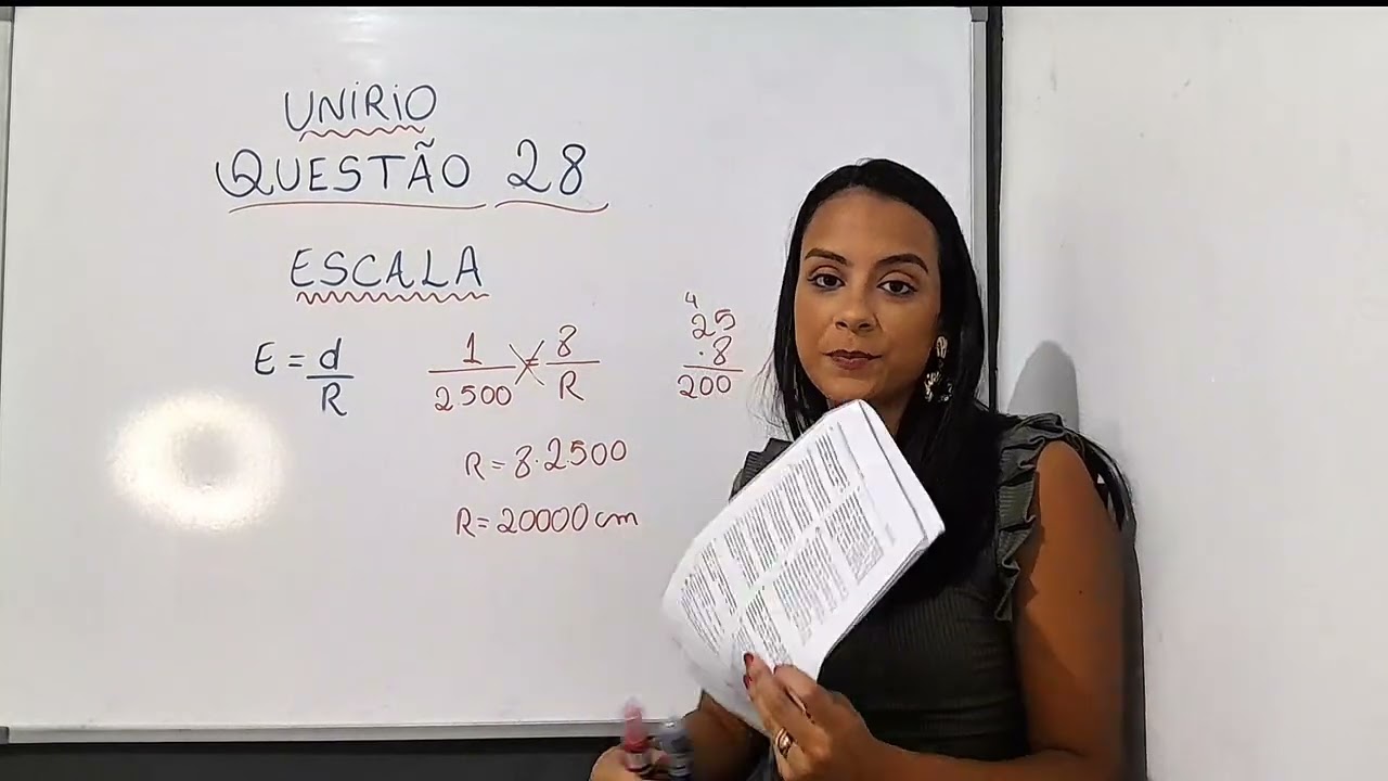 Concurso UNIRIO Questão 28 Raciocínio Lógico Escala 