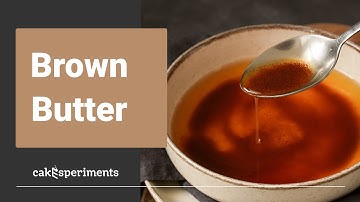 How to Make Brown Butter (Buerre Noisette)