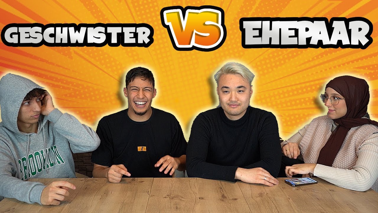 Meine Schwester und ihr Mann zerstören uns😳😂 Ehepaar VS Geschwister Duell 💥