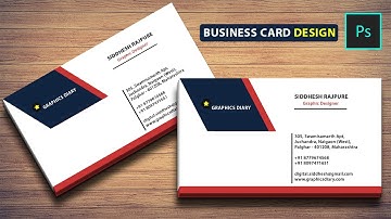 Business Card Design in Photoshop / Graphics Diary / Visiting Card Tutorial