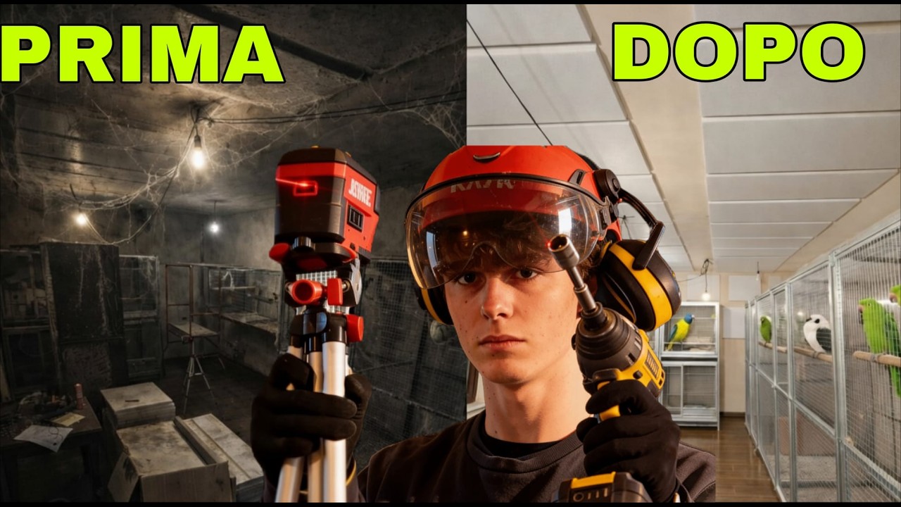 TRASFORMO UNA STANZA MARCIA IN UN ALLEVAMENTO DI PAPPAGALLI PROFESSIONALE!