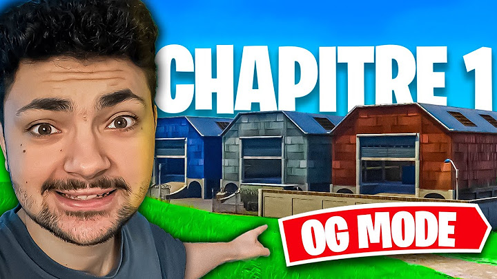 Le CHAPITRE 1 de FORTNITE est de RETOUR ! (Le bonheur..)