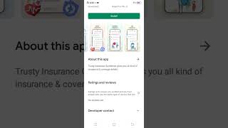 Trusty insurance guideline application