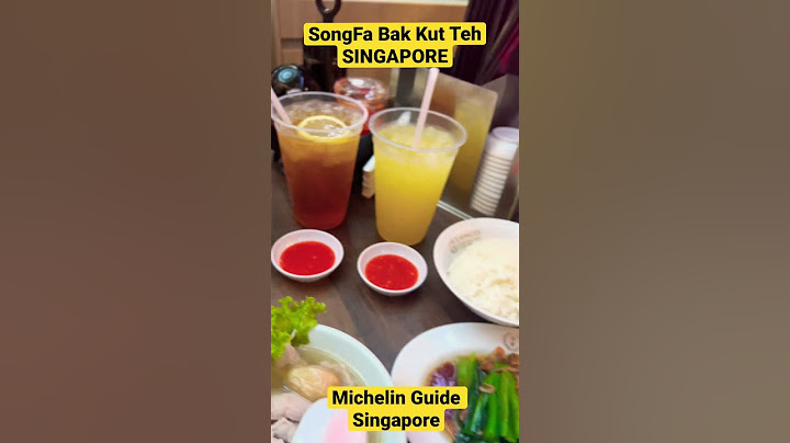 Famous Pork Soup of Singapore #Songfa #bakkutteh #singapore #travel #food