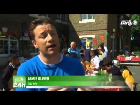 Video VTC14_Đầu bếp Jamie Oliver và chương trình giáo dục... - YouTube