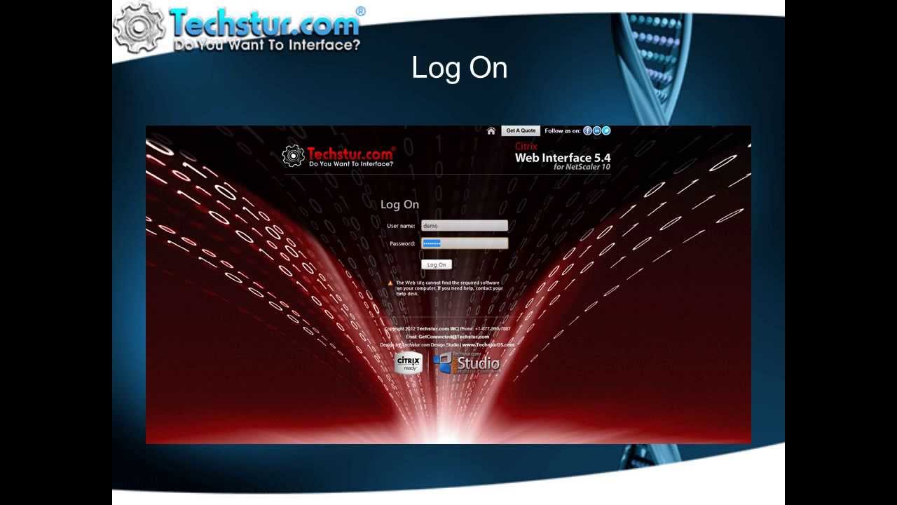 Citrix Web Interface 5.4 for NetScaler 10