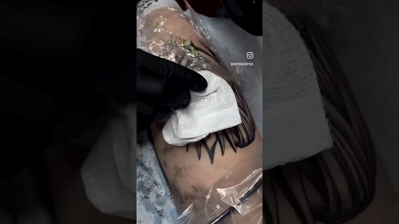 Sick Deathnote Light and Ryuk tattoo 