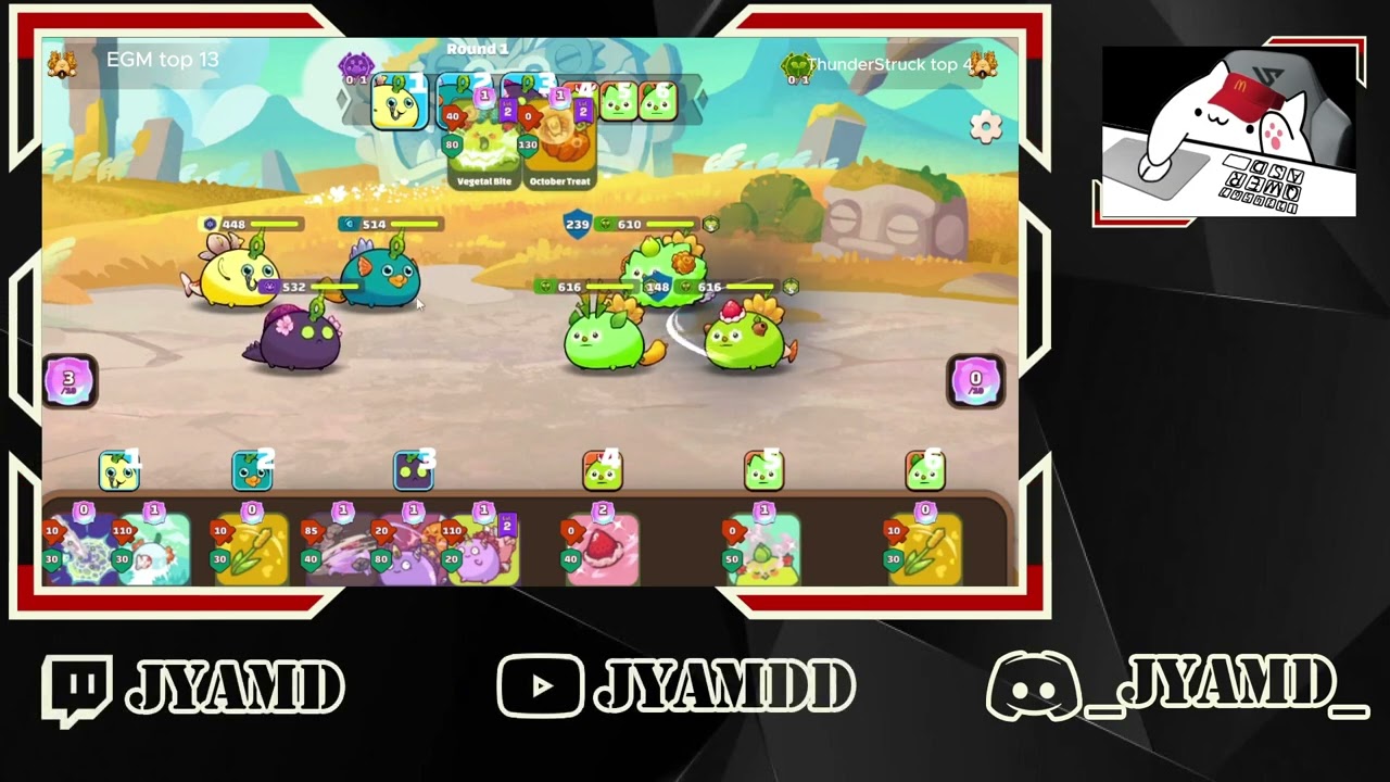 GrandTournament Axie Classic Primera Ronda | Comentando Replays II
