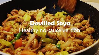 Spicy Sri Lankan Devilled Soya | No Sauce, All Flavour