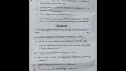 Political Science Questions,Sem VI,Core XIII,SCS Autonomous College Puri,6th Semester Political Scie
