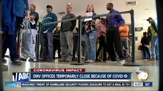 DMV field offices closing due to outbreak