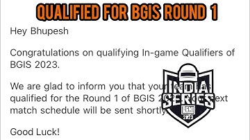 We are qualified for Bgis Round 1 | SHANUplayzYT | iphone11 #bgis #bgisingamequalifiers #bgmi