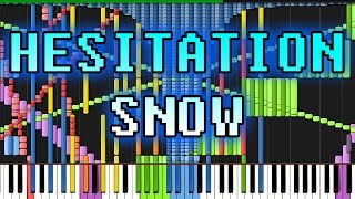 Black Midi Synthesia - Hesitation Snow Fripside 77,777 Notes Kanade Tachibana, 2D-Erinleb