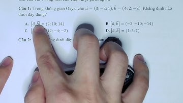 Cách bấm casio các phép toán vector