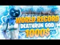 IL GAGNE 1000€ AVEC MON DEATHRUN !!! - WORLD RECORD DEATHRUN GOD