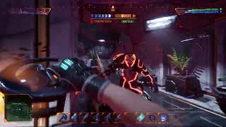 System Shock Remake - Fighting with Diego (phase 1) - laser rapier only - combat 3